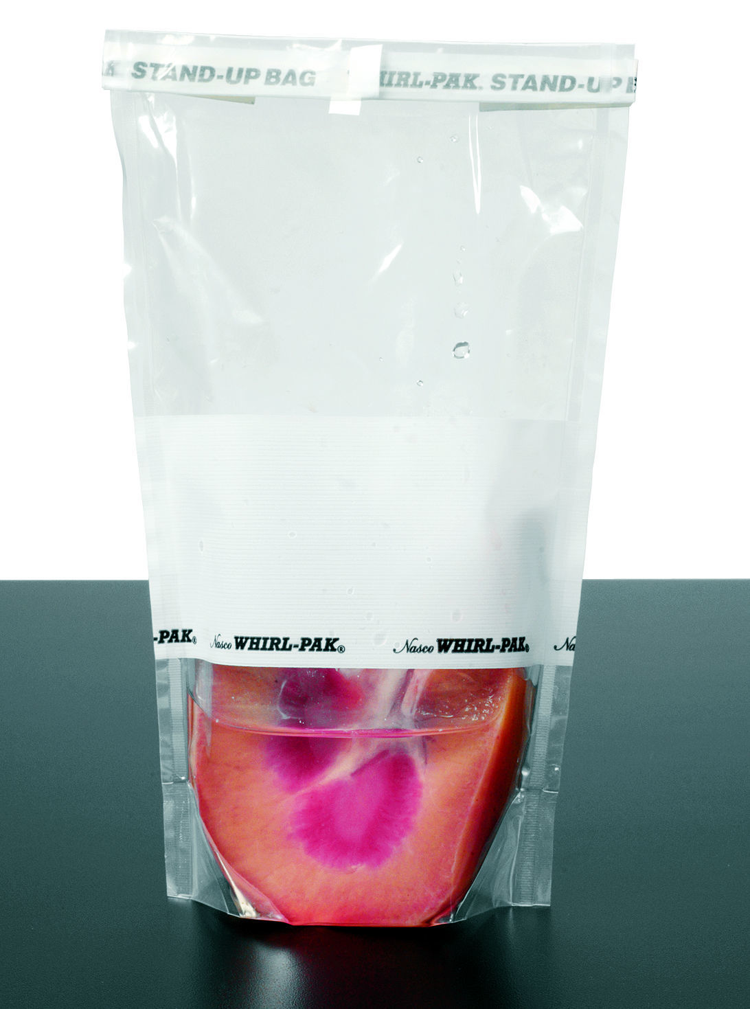 Picture of Whirl-Pak® Stand-Up Sterile Sampling Bags - B01365 Picture of Whirl-Pak® Stand-Up Sterile Sampling Bags - B01365