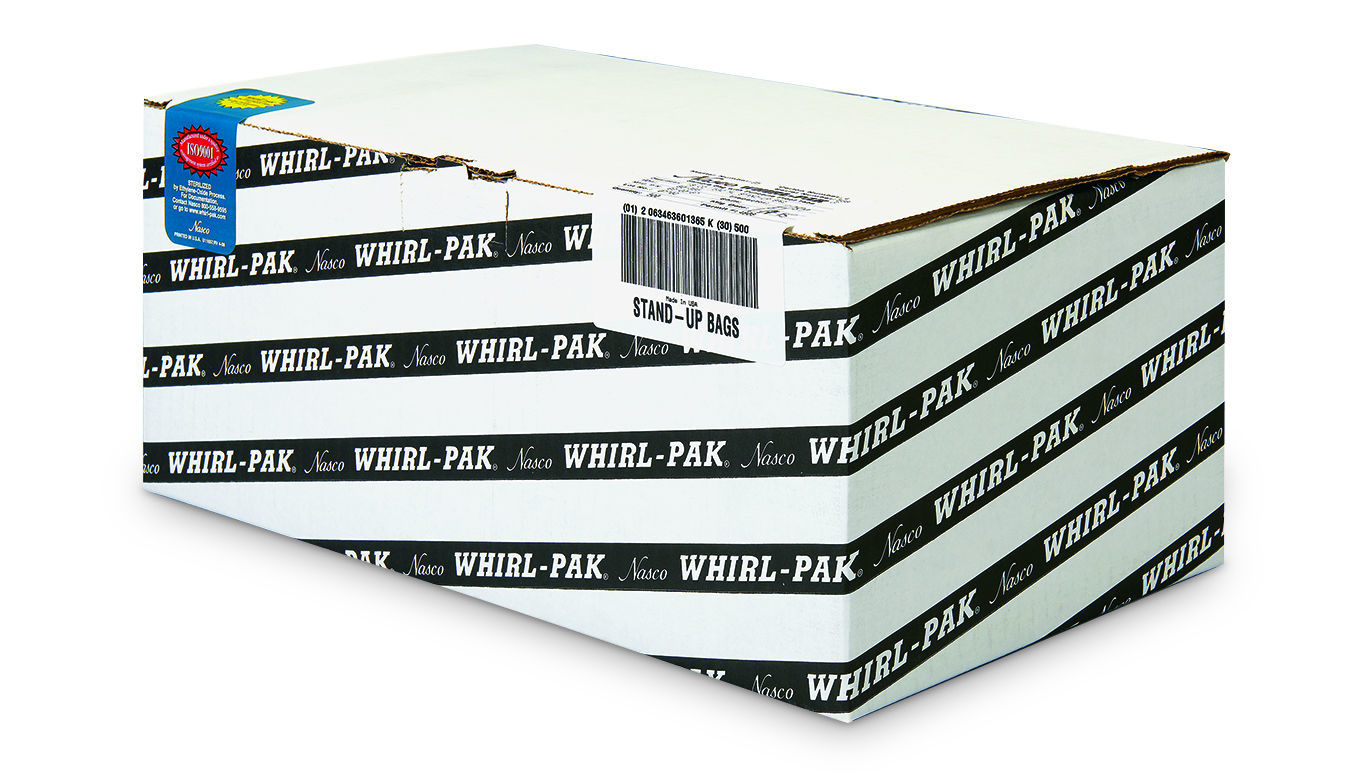 Picture of Whirl-Pak® Stand-Up Sterile Sampling Bags - B01365 Picture of Whirl-Pak® Stand-Up Sterile Sampling Bags - B01365