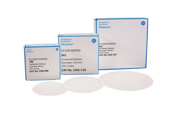 Picture of Whatman Grade 542 Quantitative Hardened Ashless Filter Papers - 1542-150