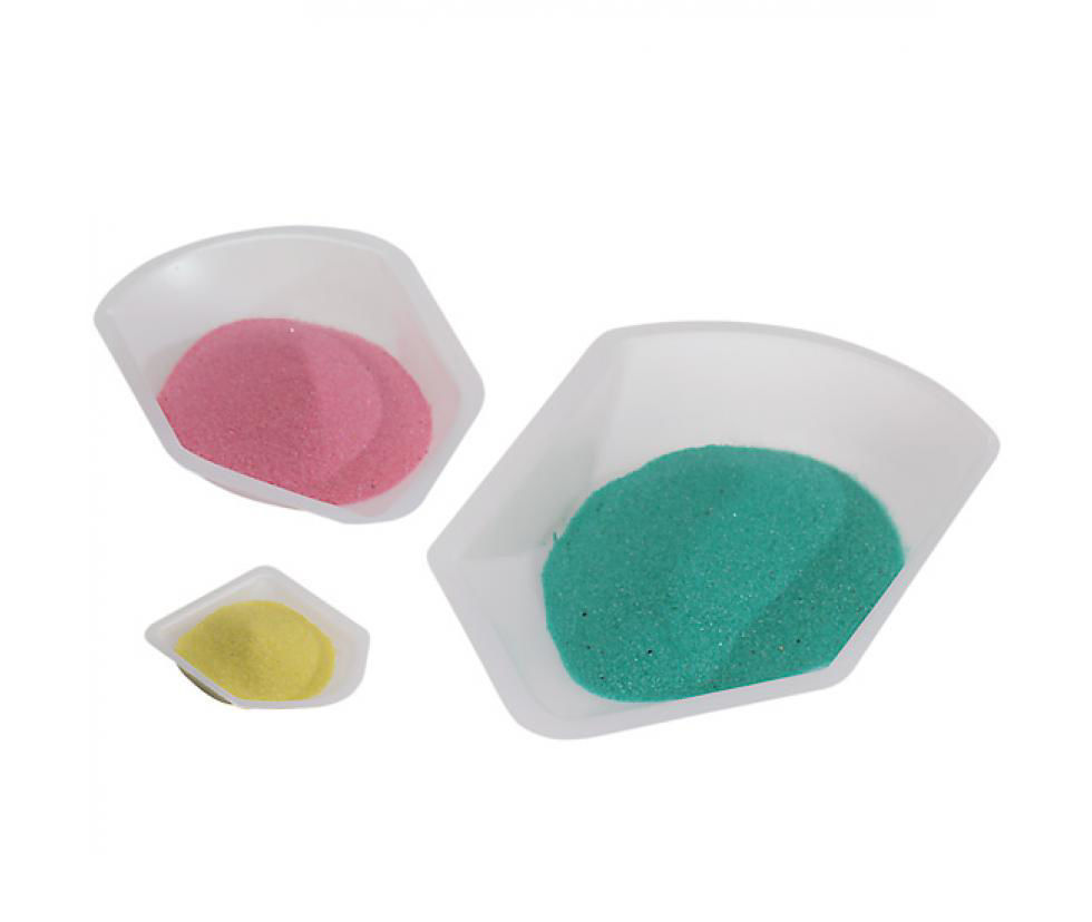 Picture of Pour Boat Antistatic Polystyrene Weighing Dishes - 3624 Picture of Pour Boat Antistatic Polystyrene Weighing Dishes - 3624