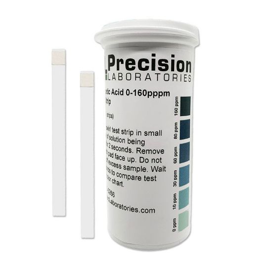 Picture of Precision Laboratories Peracetic Acid Test Strips - PAA-160