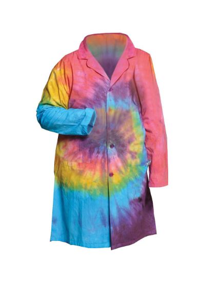 Picture of Full Length Unisex Tie-Dyed Lab Coats - LBCTLG