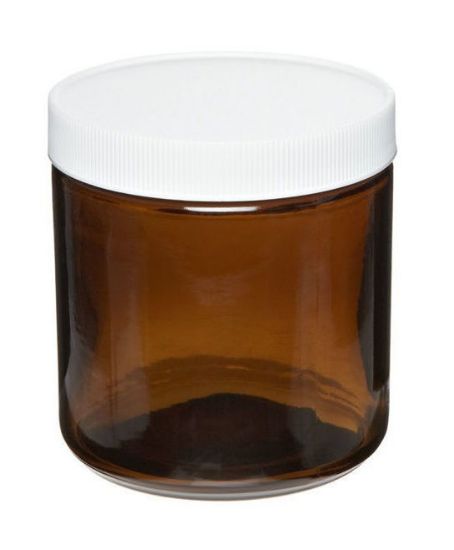 Picture of ProSource Scientific Wide Mouth Amber Glass Jars - JWMA1000