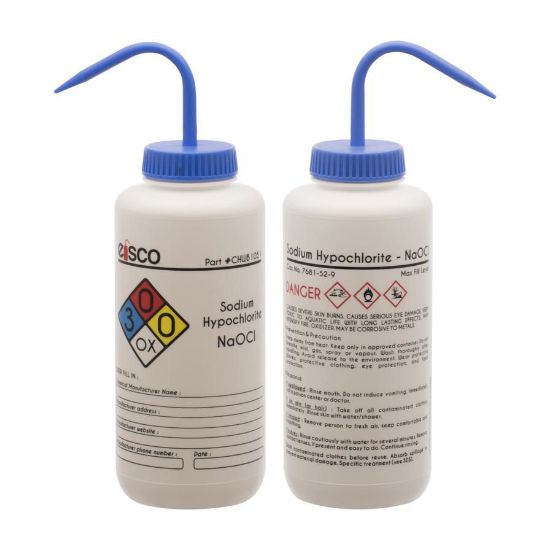 Picture of Eisco Safety-Labelled Wash Bottles - CHWB1051PK6