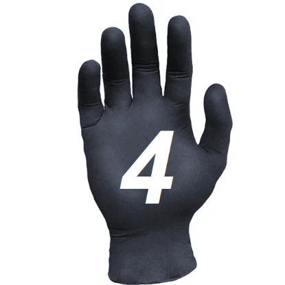 Picture of Ronco Sentron™ 4 4.0mil Black Nitrile Gloves