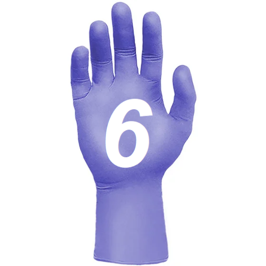 Picture of Ronco BluRite™ 6 EC 6.0mil Purple Nitrile Gloves - 765M