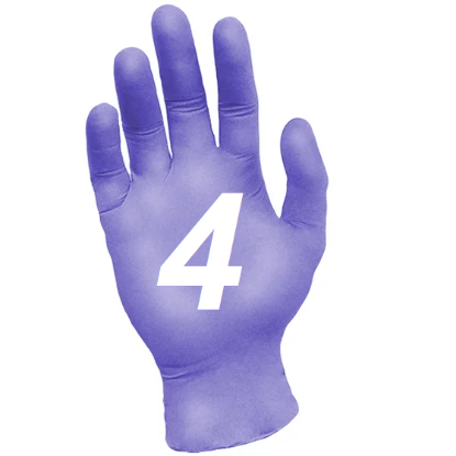 Picture of Ronco BluRite™ Plus 4.0mil Purple Nitrile Gloves