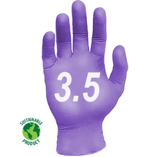 Picture of Ronco Earth™ Biodegradable 3.5mil Purple Nitrile Gloves - 936M