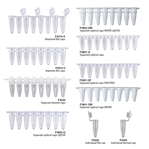 Picture of PSLabware PureAmp™ PCR Tubes, Strips & Caps Picture of PSLabware PureAmp™ PCR Tubes, Strips & Caps