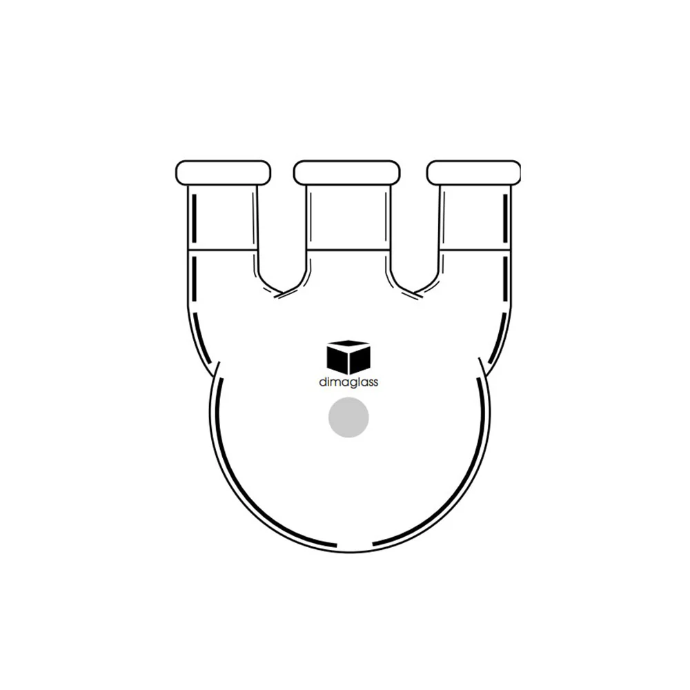 Picture of Dima Three Neck Round Bottom Flasks - 4643-2208