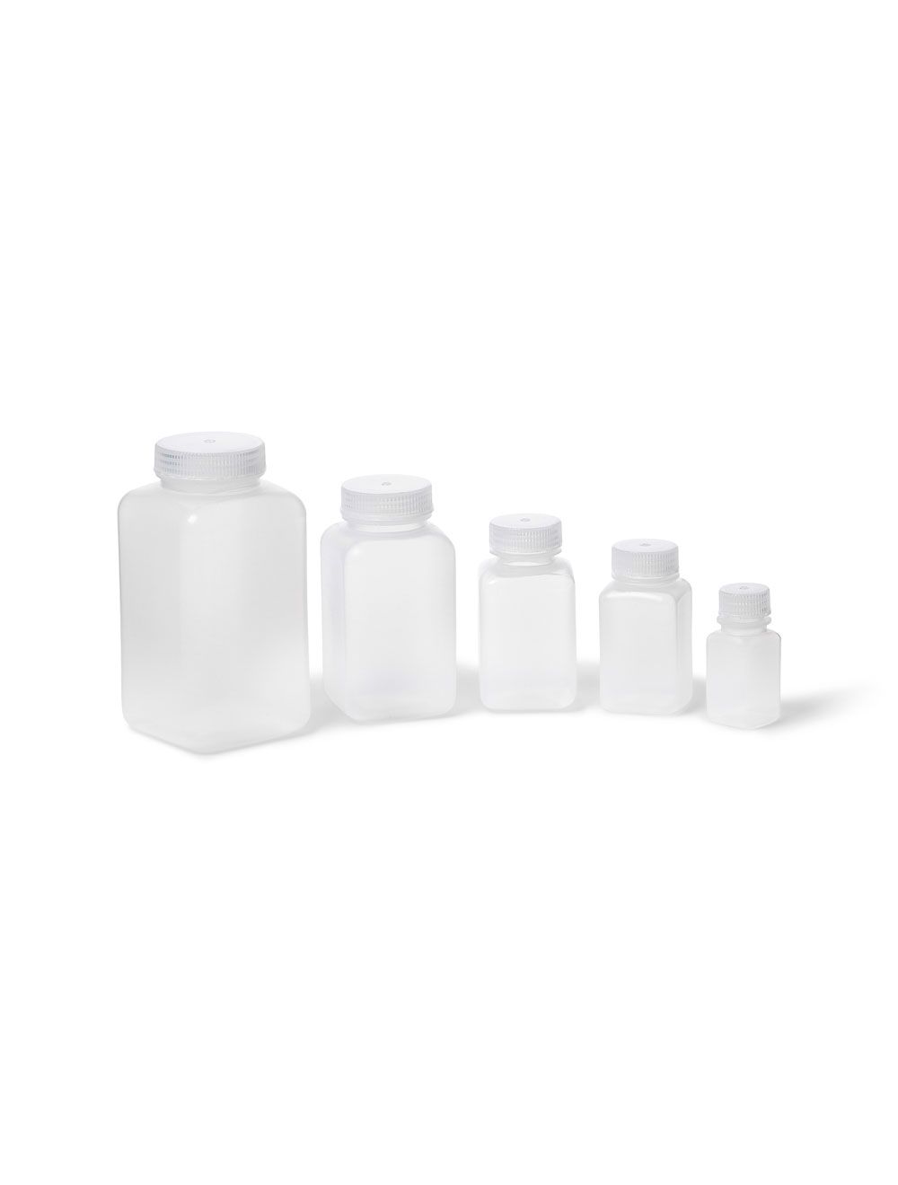 Picture of UniStore™ Wide Mouth Square Polypropylene Copolymer Bottles