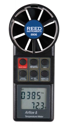Picture of Reed 8906 Vane Thermo-Anemometer with Air Volume Test