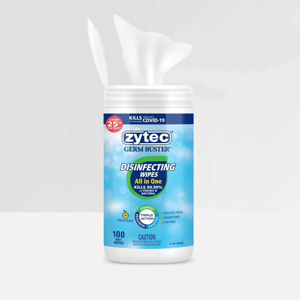 Picture of Zytec Germ Buster All in One Disinfecting Wipes